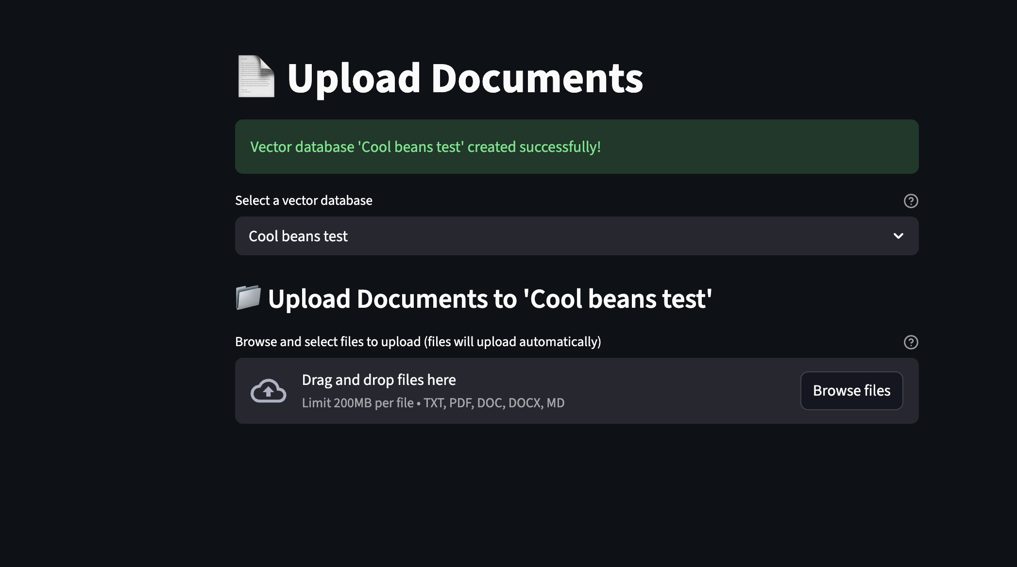 Create New Knowledge Base